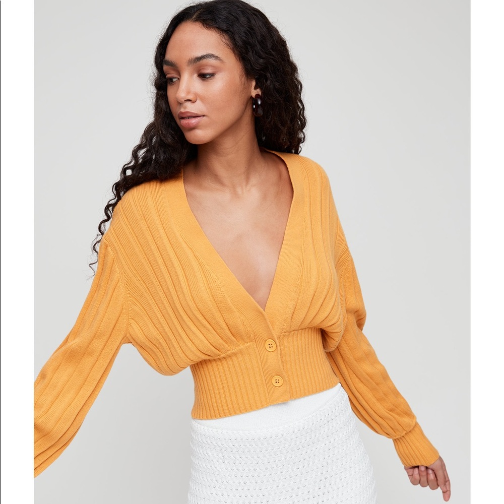 Wilfred Thais Plunge Front Cardigan Size Small